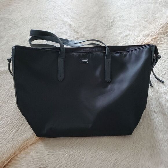 Botkier New York Large Tote Shoulder Bag Women's Black Everyday Double Strap - Picture 5 of 13